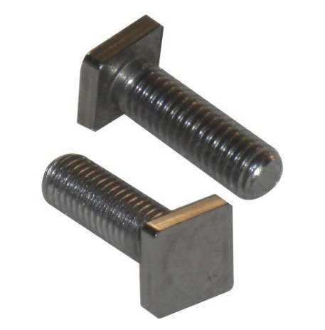 Square Bolt TP Bolt | Heavy Duty Square Head Fasteners with Collar for Timber Construction Machinery T-Slot Frames Industrial Applications | High Strength Zinc Plated Grip DIN 478 Standard